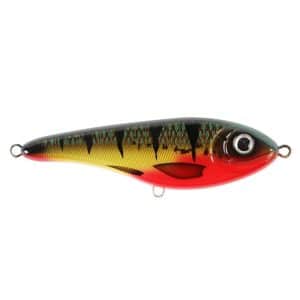 Strike Pro Buster Jerk II, Susp, 12cm, 37g - Red Perch