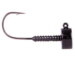 Lunker City Ned Head 10g, 2/0 - Black - 3pcs