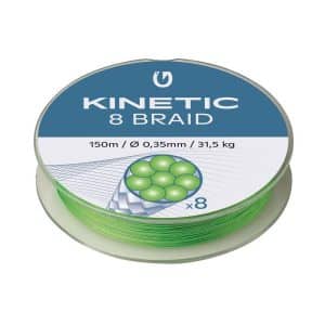 Kinetic 8 Braid 150m 0,26mm/20,6kg Fluo Green