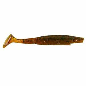 Piglet Shad, 8,5cm, 4g - Motor Oil Pepper - 8pcs