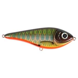 Strike Pro Buster Swim Bait, Slow Sink, 13cm, 65g - Green