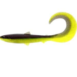 Westin BullTeez Curltail 14cm 15g Black/Chartreuse 2pcs