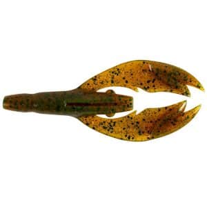 Pig Craw, 10cm, 9g - Motor Oil Pepper - 6pcs