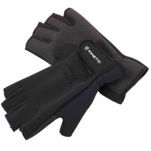 Kinetic Neoprenhandskar Half Finger Storlek M Svarta