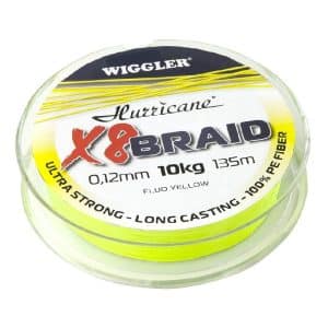 Hurricane X8 Braid Fluo Yellow 0,14mm 11,8kg 135m