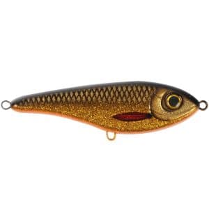 Strike Pro Buster Jerk II, Susp, 12cm, 37g - Golden Roach
