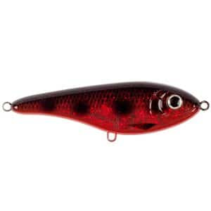 Strike Pro Buster Jerk II, Susp, 12cm, 37g - Bloody Spotted