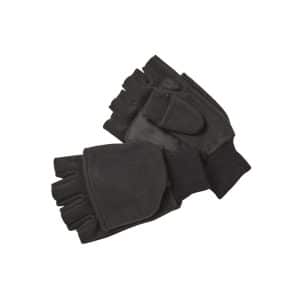 Kinetic Wind Stop Fold Over Mitt L Black