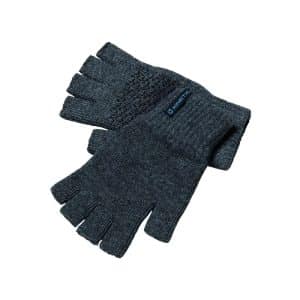 Kinetic Wool Glove Half Fingers S/M Grey