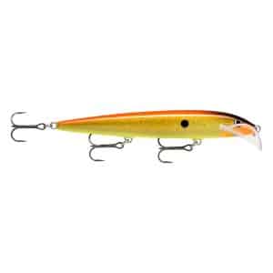 Rapala Scatter Rap Husky 13cm - Hologram Flake Gold Flourescent Red