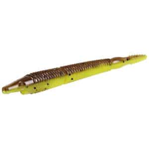 Pigster Crawler, 10cm, 3,3g - Brown Chartreuse Flake - 4pcs