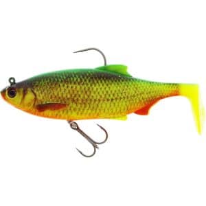 Westin Ricky The Roach Shadtail R 'N R 14cm 57g Sinking Firetiger Rudd 1pcs