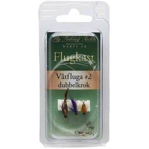 Darts Fly Cast Set Wet Fly Double #2