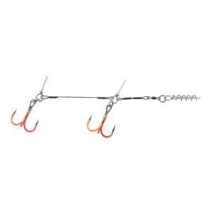 CWC PRO UV Orange Stinger, SS 60lb Junior Tandem