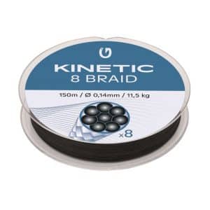 Kinetic 8 Braid 150m 0,16mm/12,0kg Black
