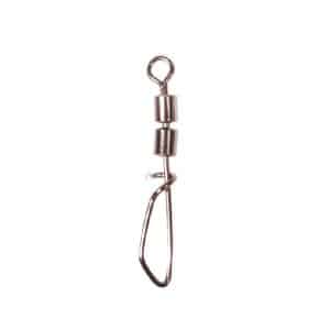Wiggler Double Swivel With Twist Snap Nickel Size 8