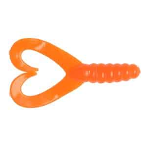 Big Bite Baits Twin Tail Grub Orange/Yellow 7cm, 10-pack