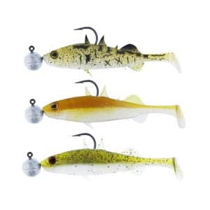 Westin Stanley The Stickleback Shadtail R 'N R 5,5cm 5g #2/0 Clear Water Mix 10 3pcs