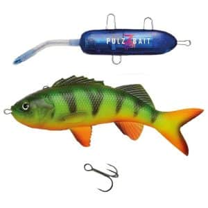Pulz Bait Starter Kit Perch 15cm - Firetiger + Charger Pack
