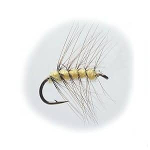 Hurricane Dry Fly B1453 - Superpuppan Yellow Size 14
