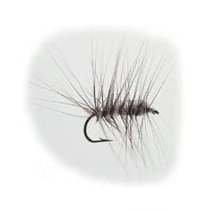 Hurricane Dry Fly B1465 - Superpuppan Grey & White Size 14