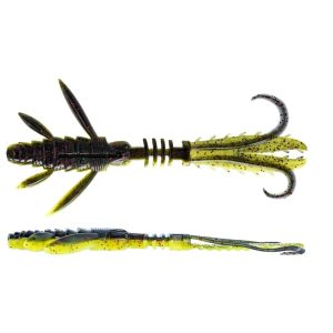 Westin Crecraw Ripplr Creaturebait 9,5cm 4g Black/Chartreuse 4pcs