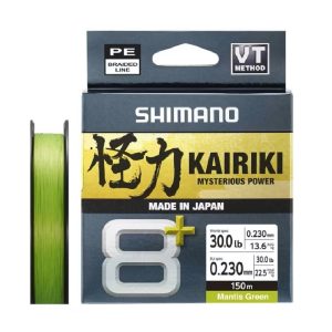 Shimano Line Kairiki 8+ 150m 0.23mm 22.5kg M Green