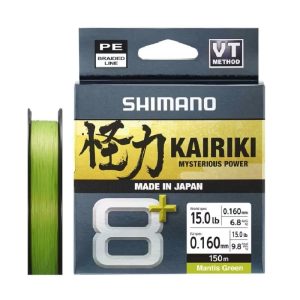 Shimano Line Kairiki 8+ 150m 0.16mm 9.8kg M Green