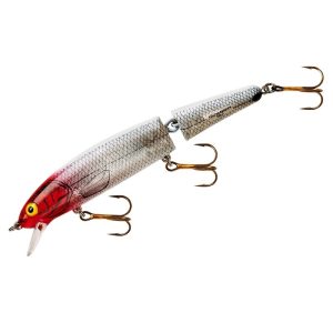Bomber 15J Jointed Long A 17g 12cm - Silver Flash Red Head