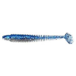Lunker City Swimmin' Ribster Blue Ice 10,2cm 9-pack