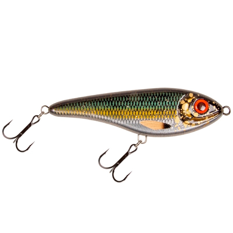 Strike Pro Buster Jerk II, Susp, 12cm, 37g - Gold Miner
