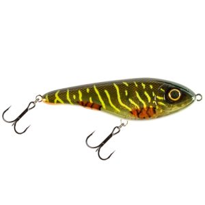 Strike Pro Buster Jerk, Shallow, 15cm, 66g - Green Motoroil Pike UV