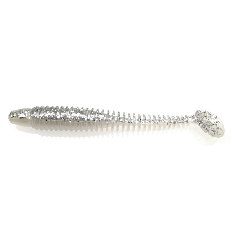 Lunker City Swimmin' Ribster Ice Shad 10,2cm 9-pack 1 Lunker City Swimmin' Ribster Ice Shad 10,2cm 9-pack