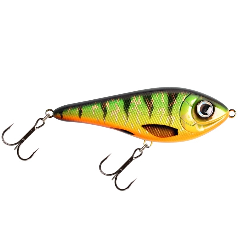 Strike Pro Buster Swim JR, Slow Sink, 10,5cm, 40g - Green Tiger 1 Strike Pro Buster Swim JR, Slow Sink, 10,5cm, 40g - Green Tiger