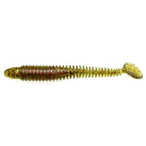 Lunker City Swimmin' Ribster Watermelon Redflake 10,2cm 9-pack