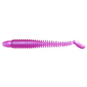 Lunker City Swimmin' Ribster Pro Purple 10,2cm 9-pack