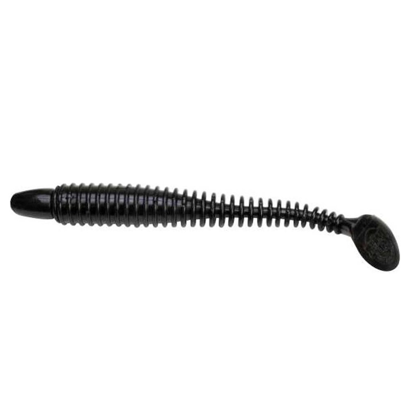 Lunker City Swimmin' Ribster Black 10,2cm 9-pack 1 Lunker City Swimmin' Ribster Black 10,2cm 9-pack