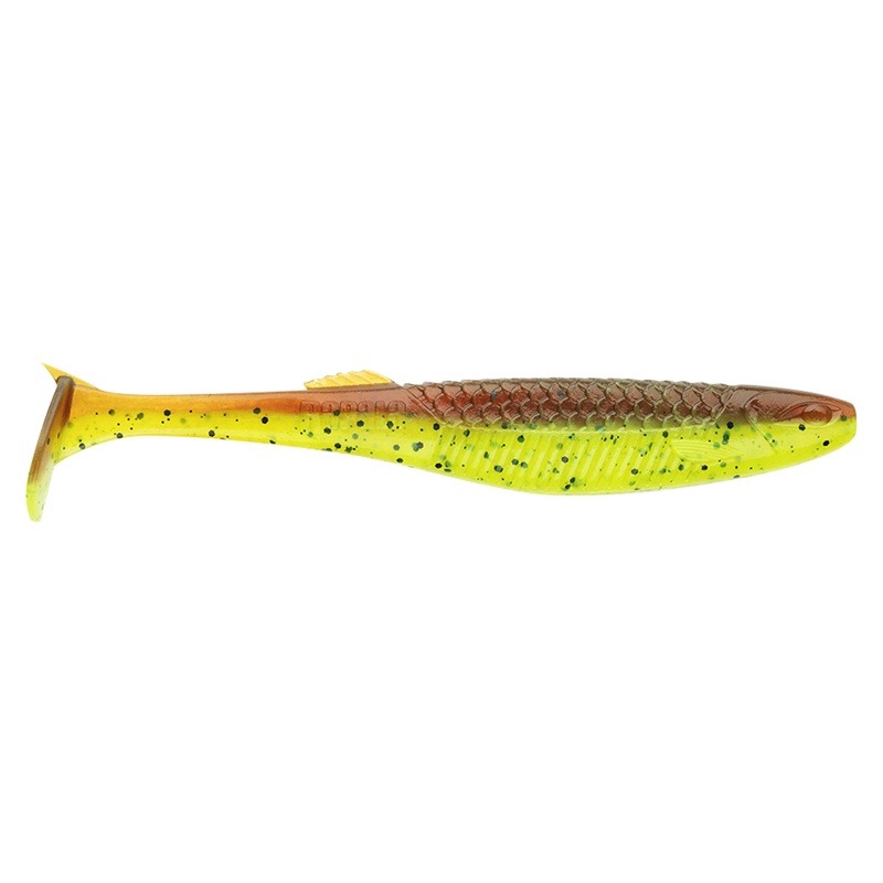 Rapala CrushCity The Kickman 4'' 10cm - Motor Oil Chartreuse 3-pack 1 Rapala CrushCity The Kickman 4'' 10cm - Motor Oil Chartreuse 3-pack