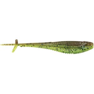 Rapala CrushCity Mooch Minnow 3.5'' 9cm - Green Pumpkin Chartreuse Pepper 6-pack