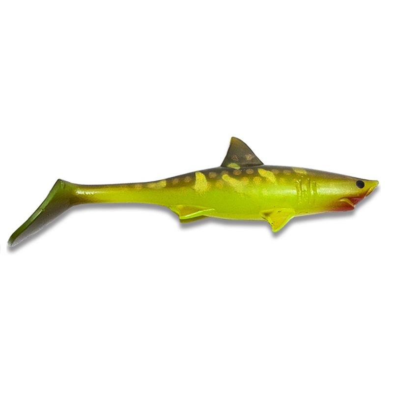 Shark Shad Lures Baby Shark Hot Pike 10cm 9gr 8-pack