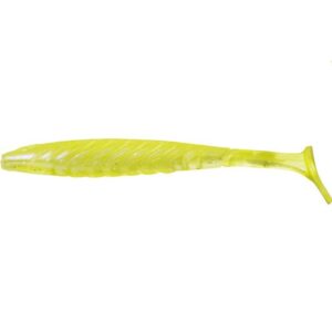 YUM Pulse 9cm Chartreuse Clear Shad 8pcs