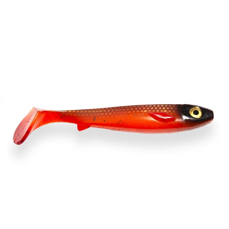 EJ Lures Flatnose Shad Orange Red 19cm, 50gr Fiskedrag för Kampanj