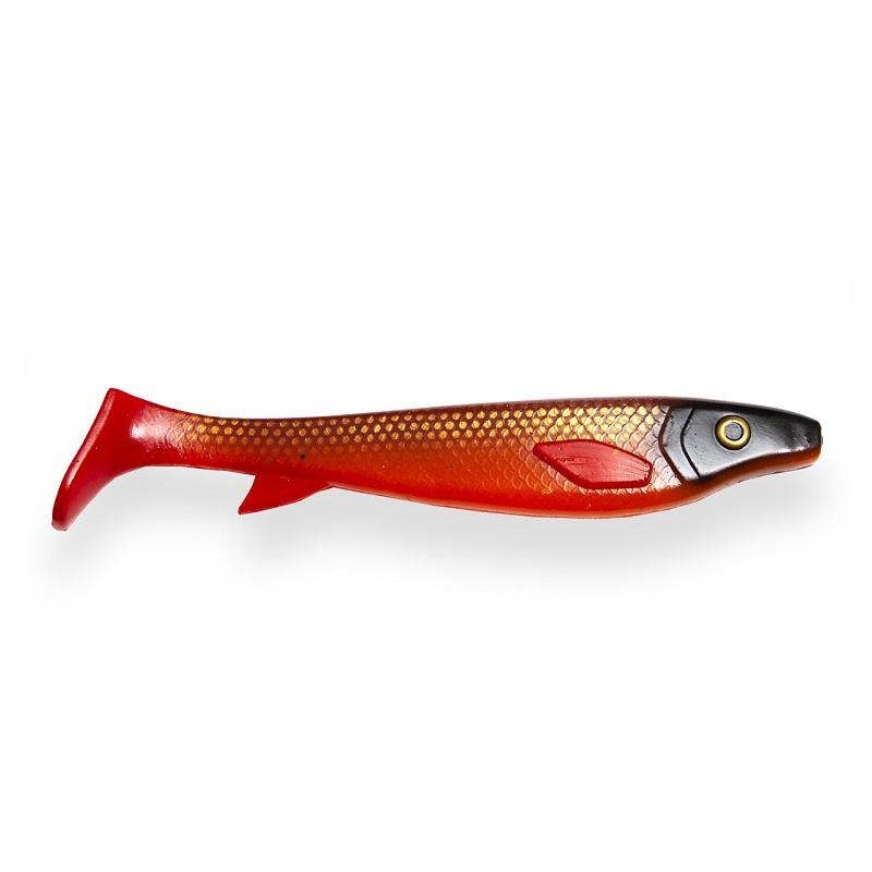 EJ Lures Fatnose Shad Orange Red 23cm, 60gr Fiskedrag för Kampanj