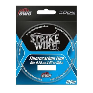 Strike Wire Fluorocarbon, 0,22mm/3,36kg - 100m, Invisible