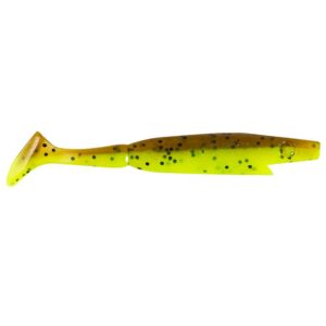 The Pig Piglet Shad, 8,5cm, 4g - Brown Chartreuse - 8pcs
