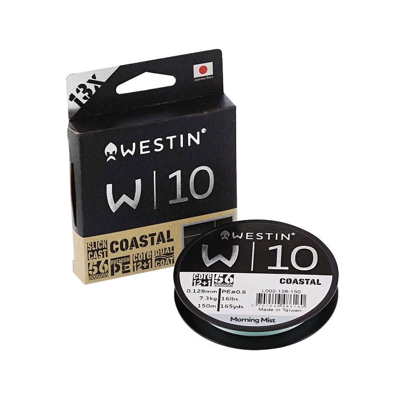 Westin W10 13 Braid Coastal Morning Mist 0.128mm 150m 7.3kg – Fiskelina
