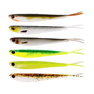 6-pack Mixade Färger Westin TwinTeez V2 V-Tail 14,5cm 9g