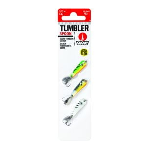 VMC Tumbler Spoon Kit Ultra Glow - Krokstorlek 12 - 3pcs
