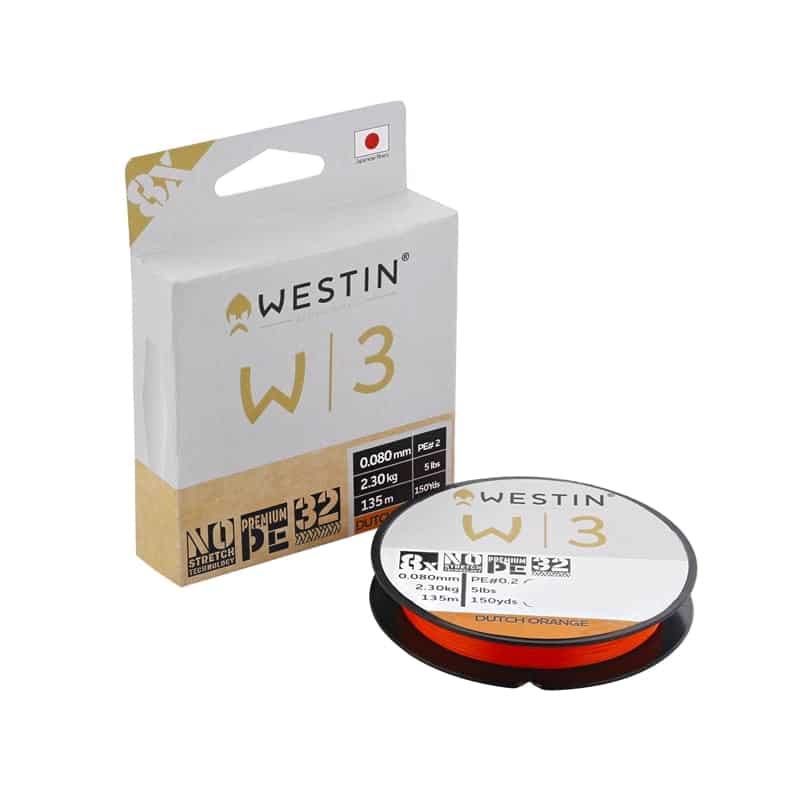Westin W3 8 Braid Dutch Orange 135m 0,165mm 7,9kg