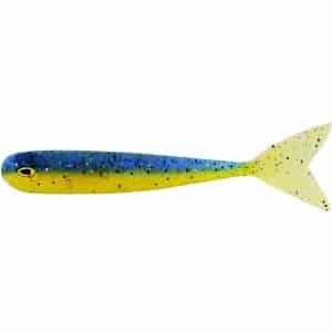 Westin Megateez V-Tail 9cm 4g Blue N' Yellow 3pcs